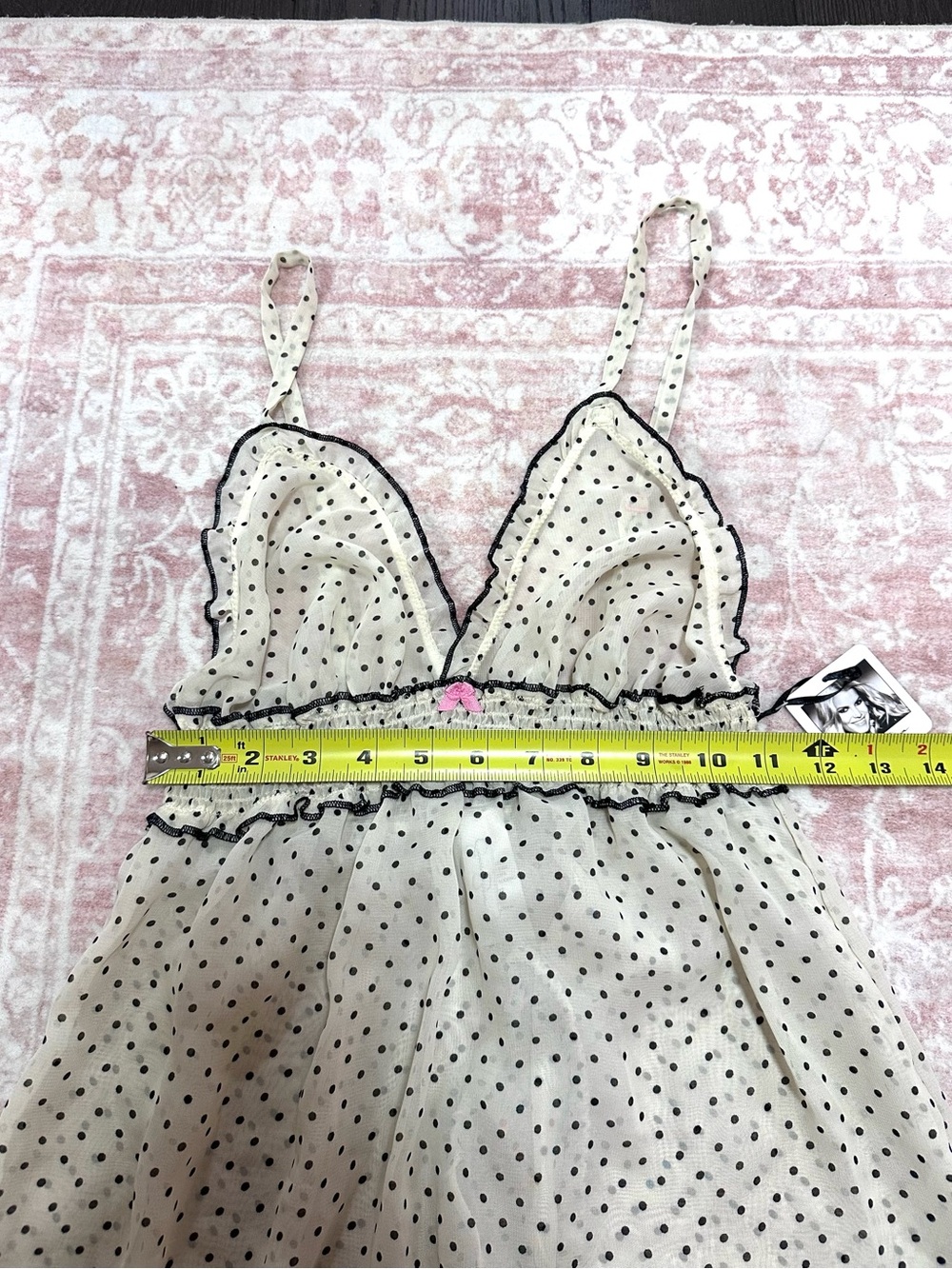 NWT 🖤 Set Polka Dot Nighty By Jessica Simpson - Picture 5 of 10